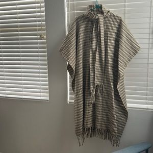 Authentic, hand-made poncho from Mexico.